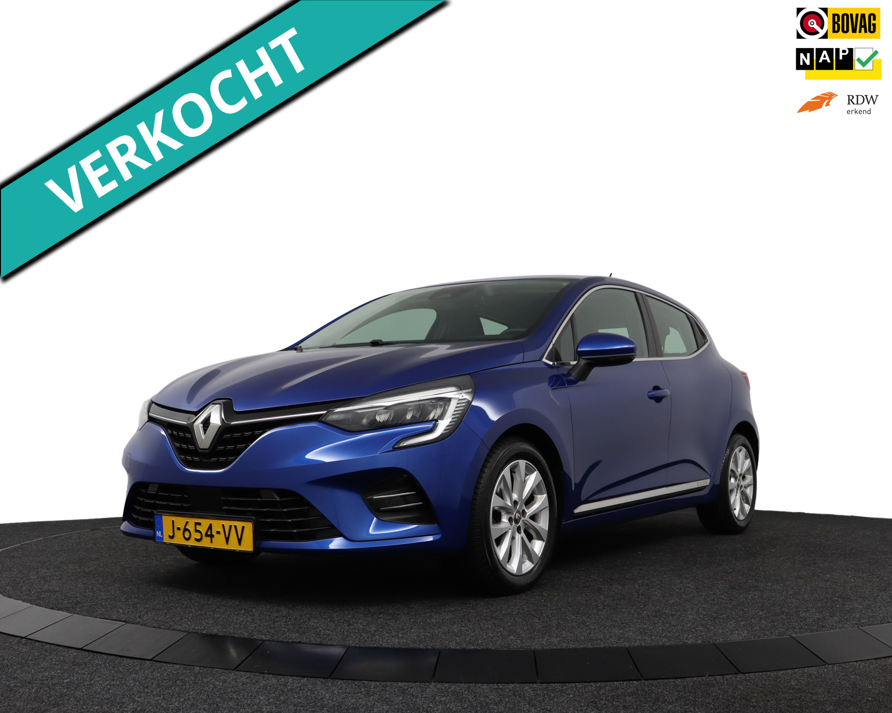 Renault Clio 1.0 TCe Intens 100pk Camera/Carplay/ECC/Parkeers. voor en achter/Navi 2020 - voorkant