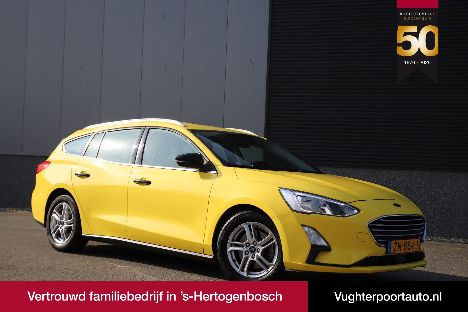 Ford Focus 1.5 Ecoblue/120pk/H6/Euro 6/Trekhaak/Carplay/Cruise 2019 - voorkant