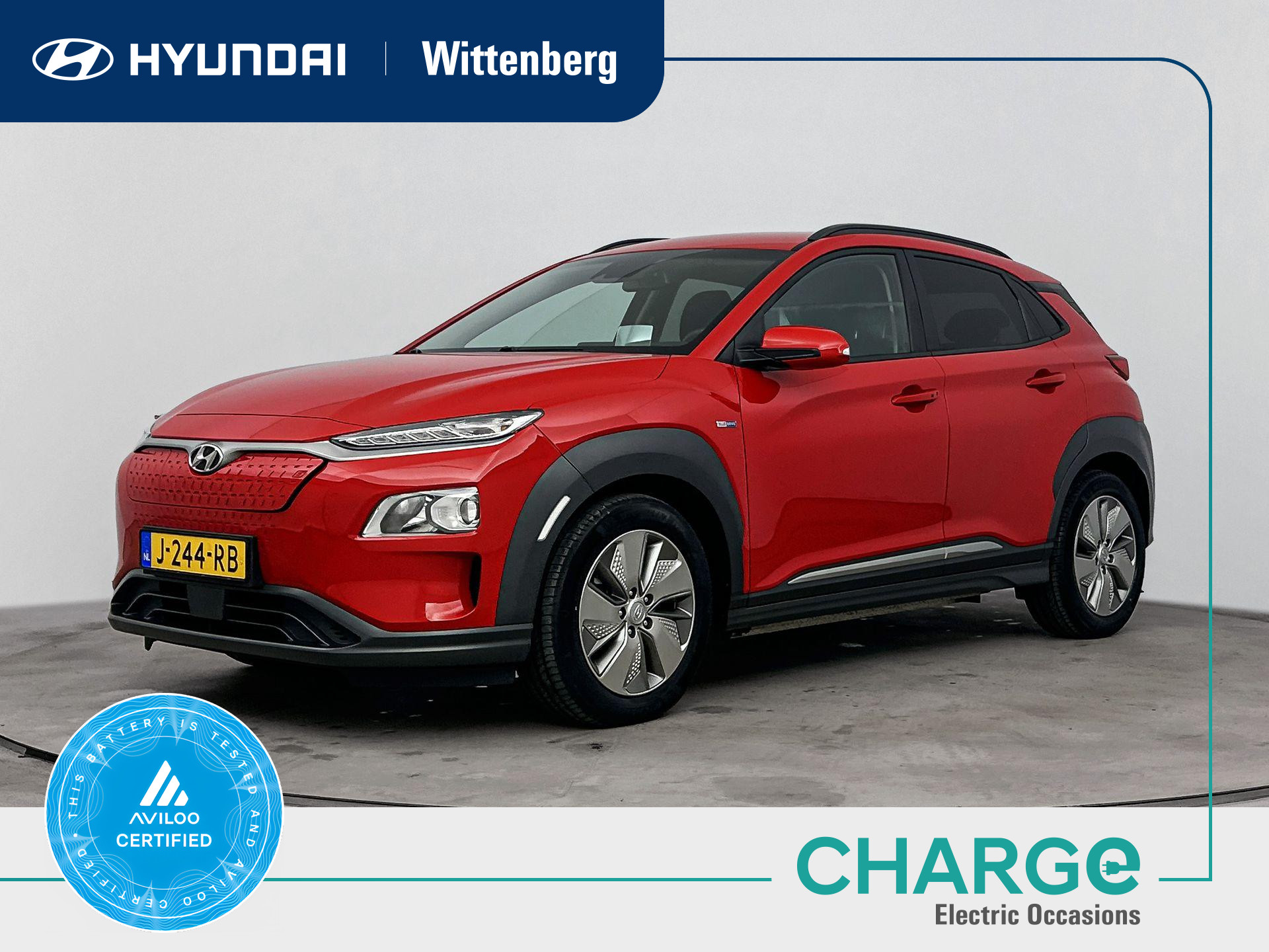 Hyundai Kona EV Fashion 64 kWh 2020 - voorkant