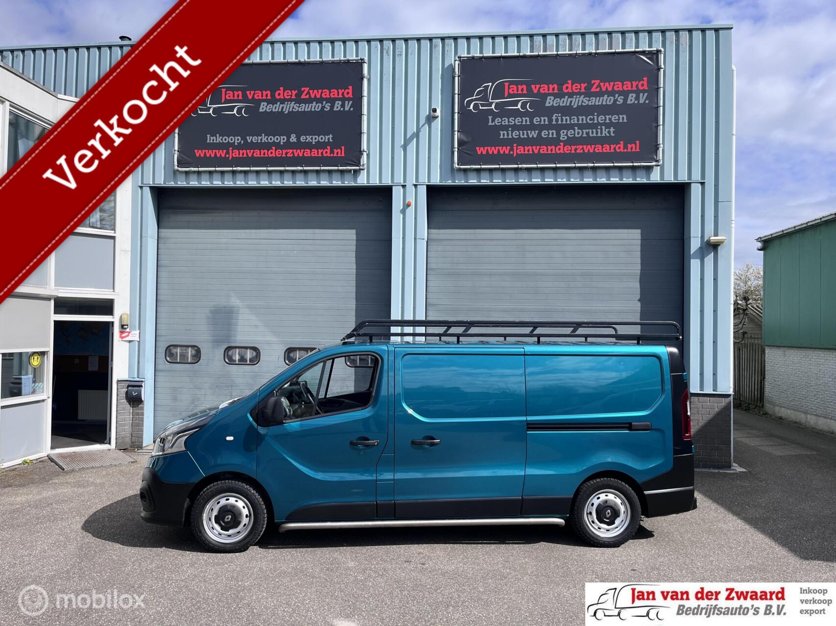 Renault Trafic bestel 1.6 dCi Lang Comfort EURO 6 2 x schuifdeur 3 Zitplaatsen 2016 - voorkant