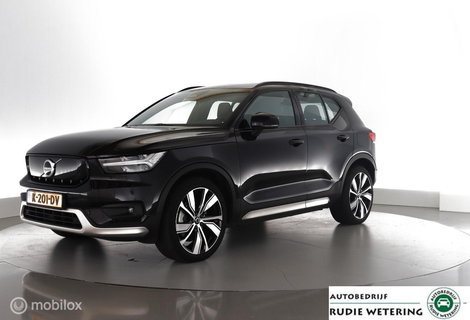 Volvo XC40 Recharge P8 408PK AWD R-Design leer|pano|leer|led|cam360|acc|lmv20 2020 - voorkant