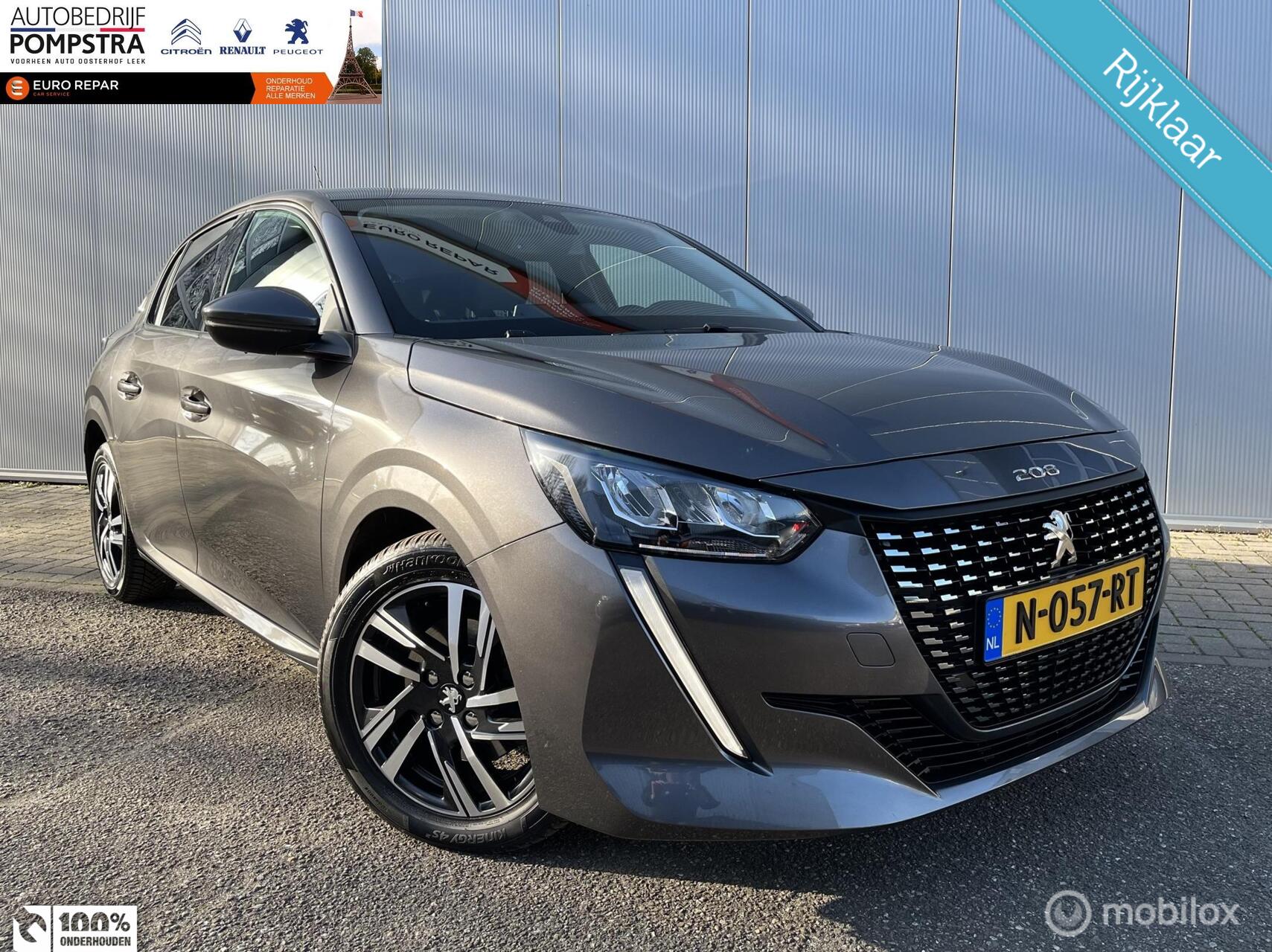 Peugeot 208 1.2 PureTech 100 PK Allure Pack NAVI/PDC/CLIMA 2021 - voorkant