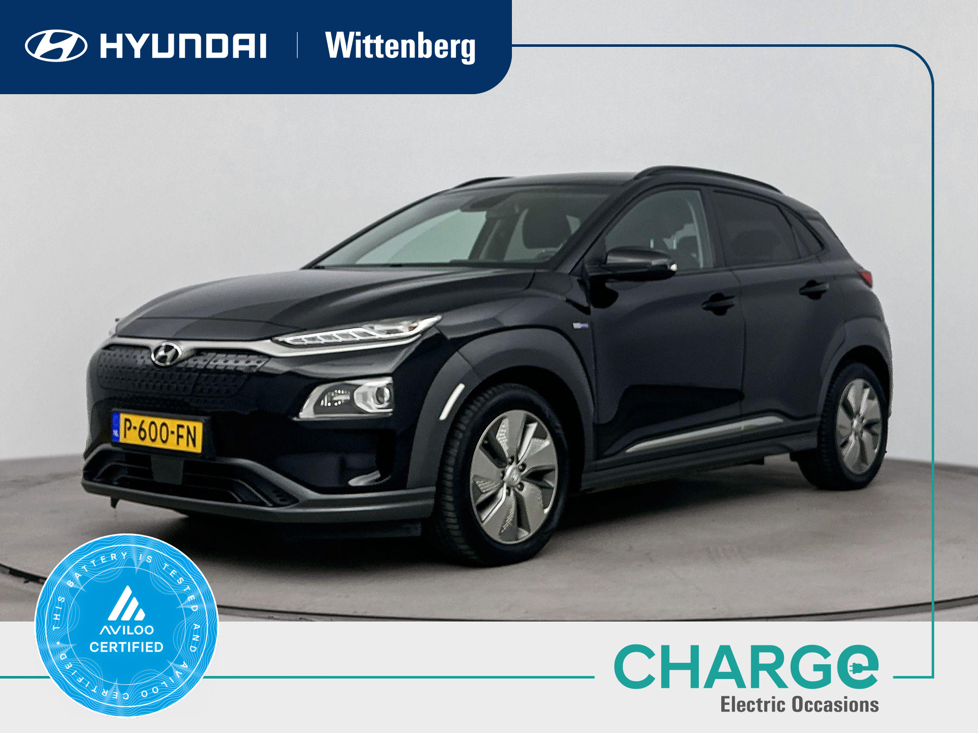Hyundai Kona EV Comfort Smart 64 kWh 2021 - voorkant