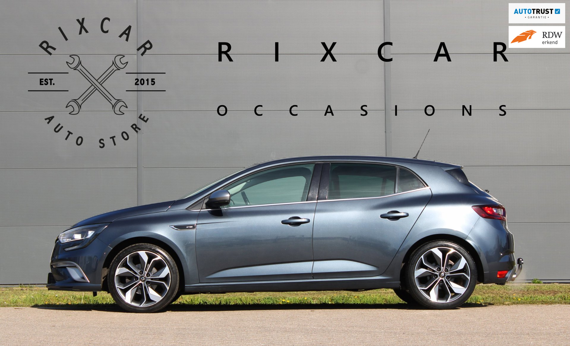 Renault Megane 1.2 TCe GT-Line Automaat Camera Trekhaak Sfeerverlichting 2018 - voorkant