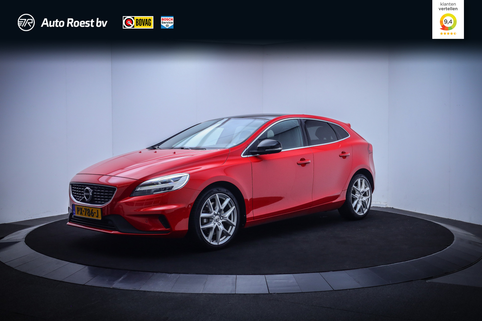 Volvo V40 2.0 T4 190PK Aut. R-Design Business Sport 2017 - voorkant