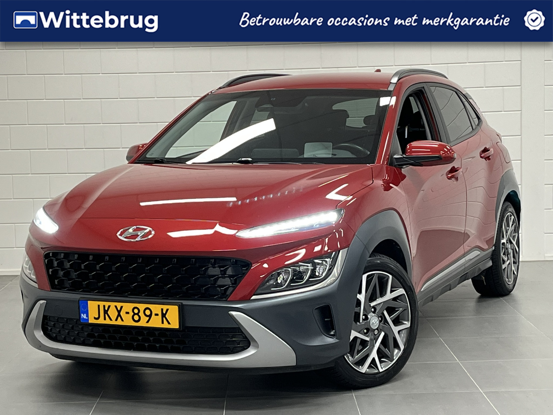 Hyundai Kona 1.6 GDI HEV Fashion 2022 - voorkant