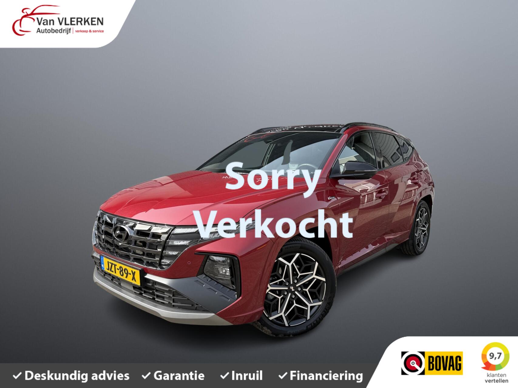 Hyundai Tucson 1.6 T-GDI PHEV N Line Sky 4WD PANORAMADAK TREKHAAK 2023 - voorkant