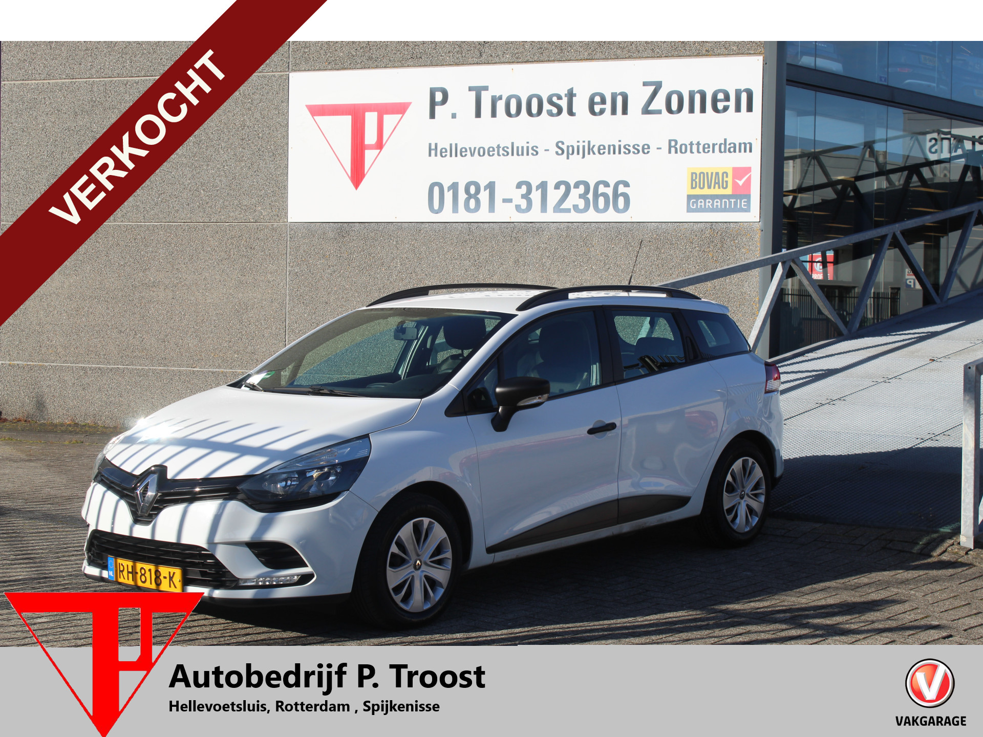 Renault Clio 0.9 TCe Life Airco/Cruise control/Bluetooth/Multifunctioneel stuur/Elektrische ramen 2017 - voorkant