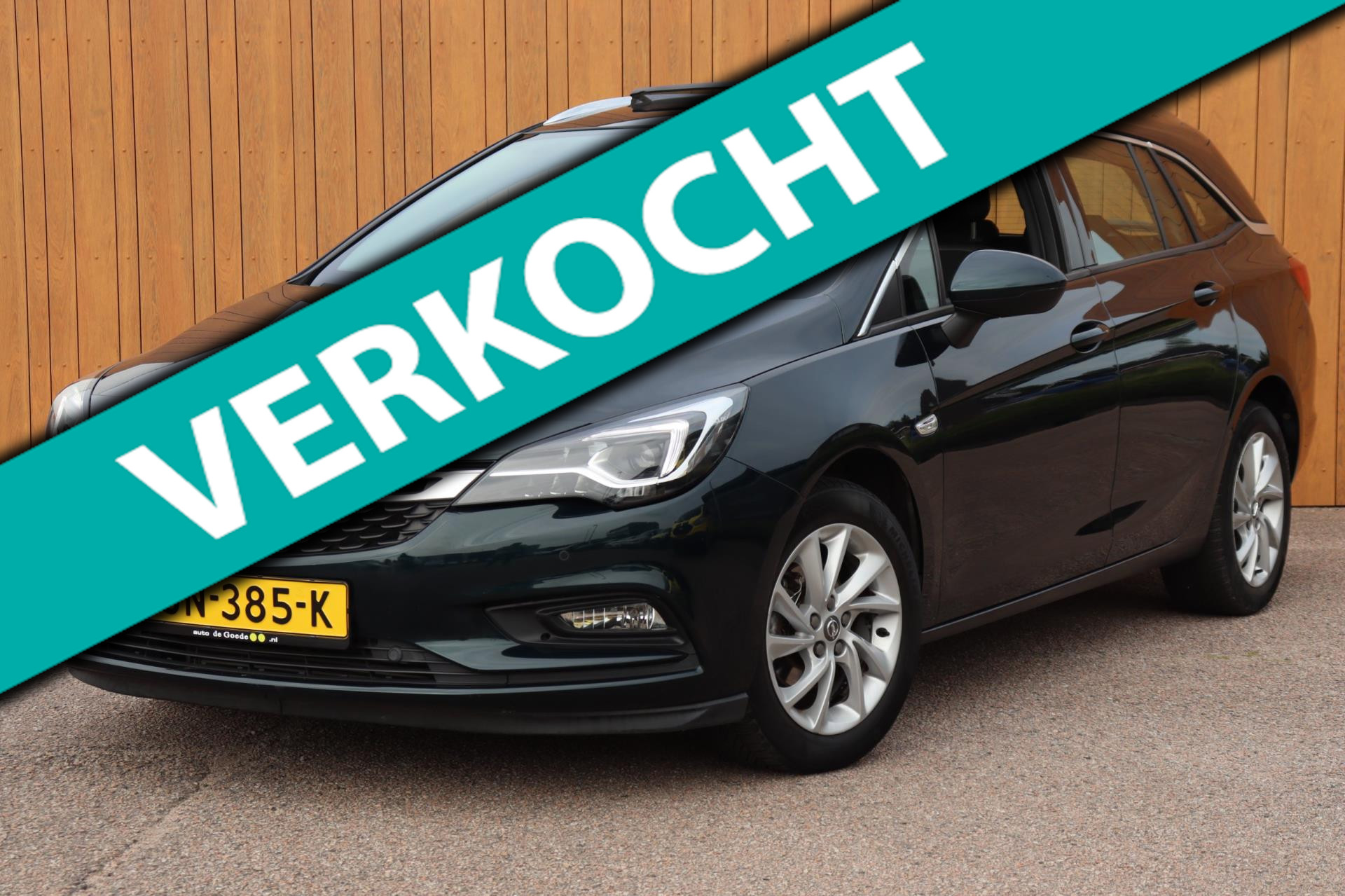 Opel Astra Sports Tourer 1.0 Innovation org.NL el.schuifdak trekhaak el.klep comfort-stoelen h.leer 2018 - voorkant