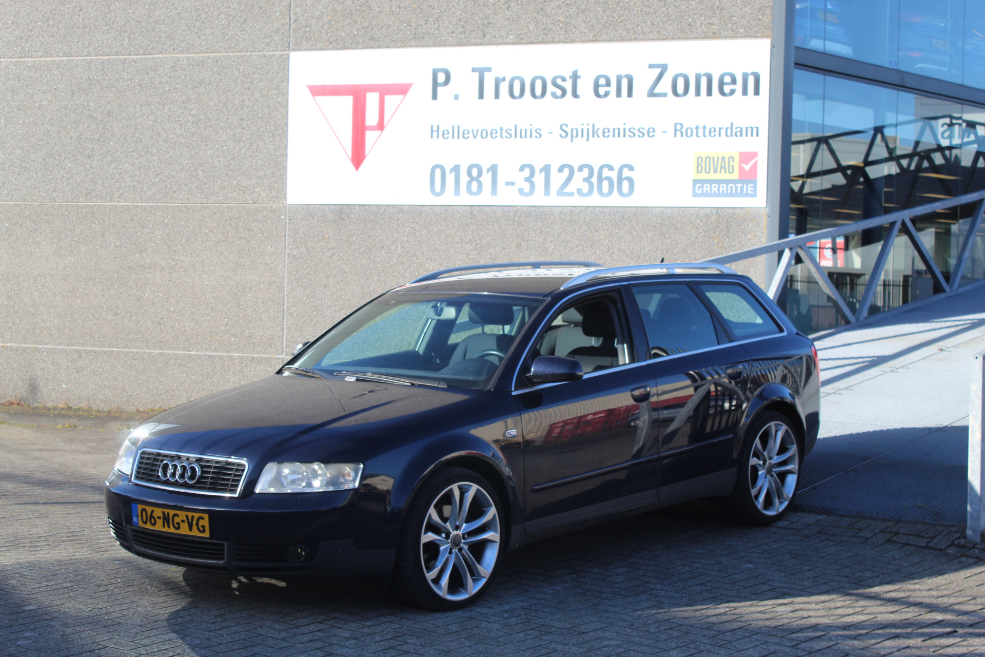 Audi Audi A4 2.4 Pro Line MEENEEMPRIJS/HANDELSPRIJS/EXPORTPRIJS APK TOT 26-09-2026 2003 - voorkant