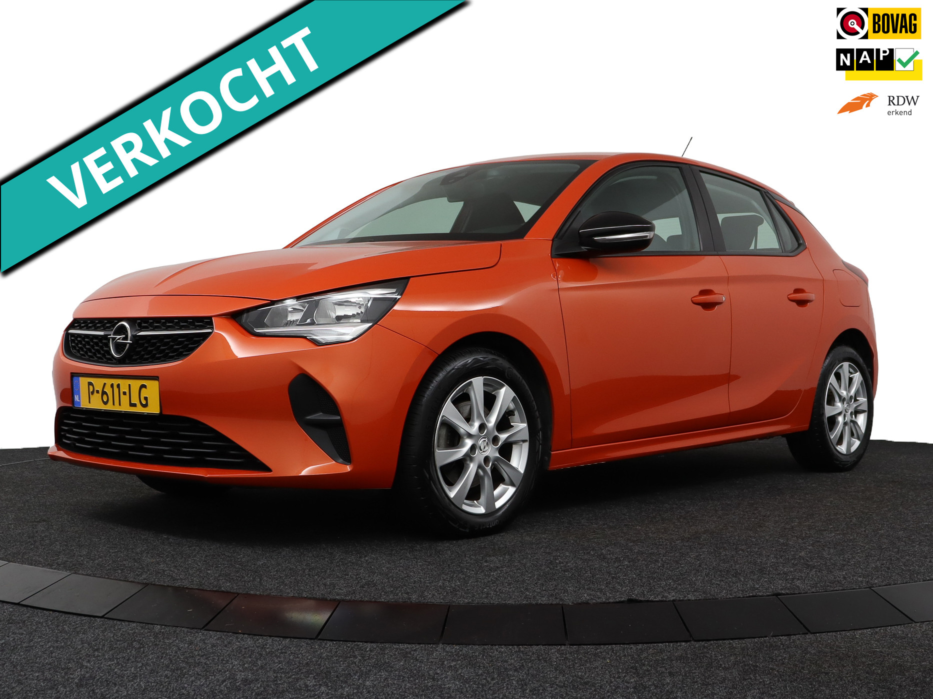 Opel Corsa 1.2 T 100pk Edition LM-velgen/Carplay/DAB/PDC 2022 - voorkant