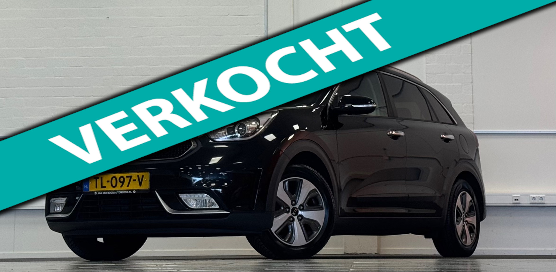 Kia Niro 1.6 GDi Hybrid DynamicLine  100% onderhouden Trekhaak 2e Eigenaar Mooi! 2018 - voorkant