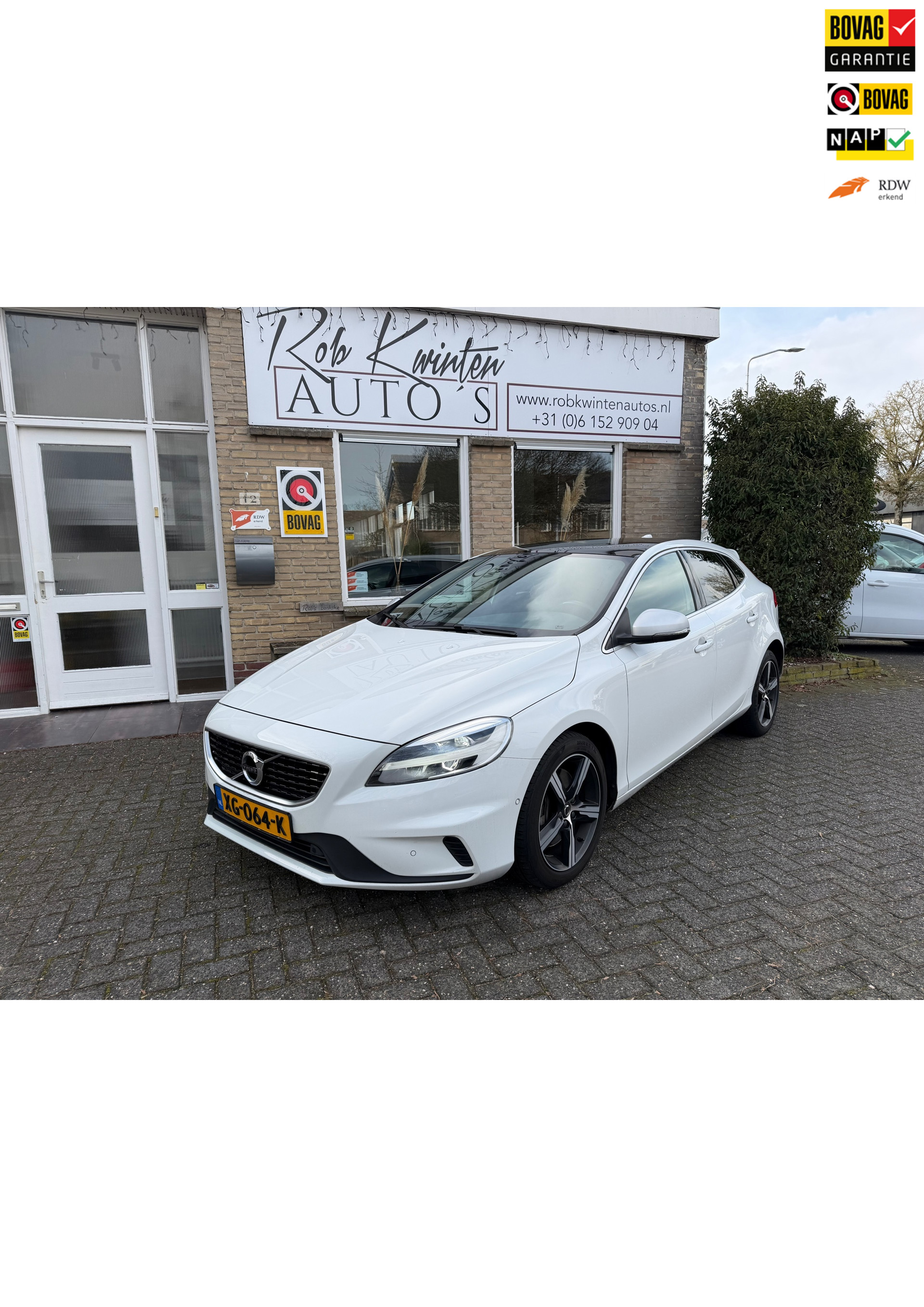 Volvo V40 1.5 T3 Polar+ Sport Automaat 2019 - voorkant