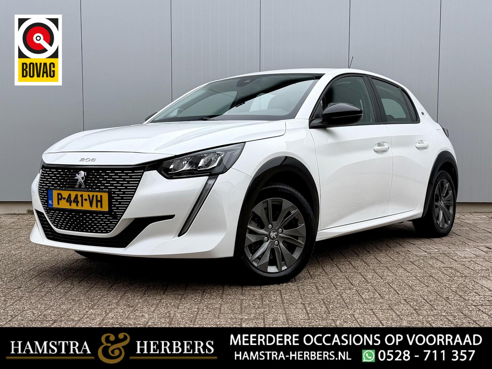 Peugeot 208 EV Active Pack 50 kWh wit 2022 - voorkant