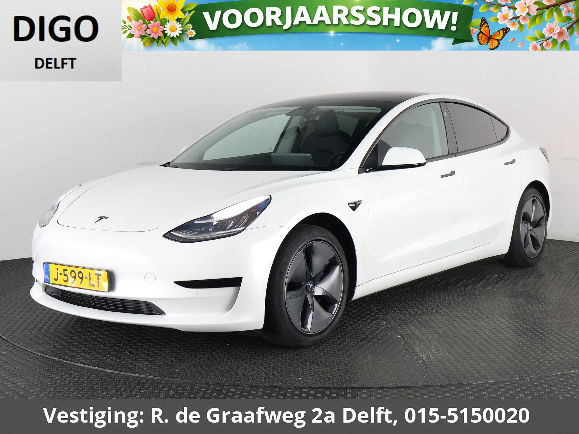 Tesla Model 3 Standard RWD Plus 60 kWh 2020 - voorkant