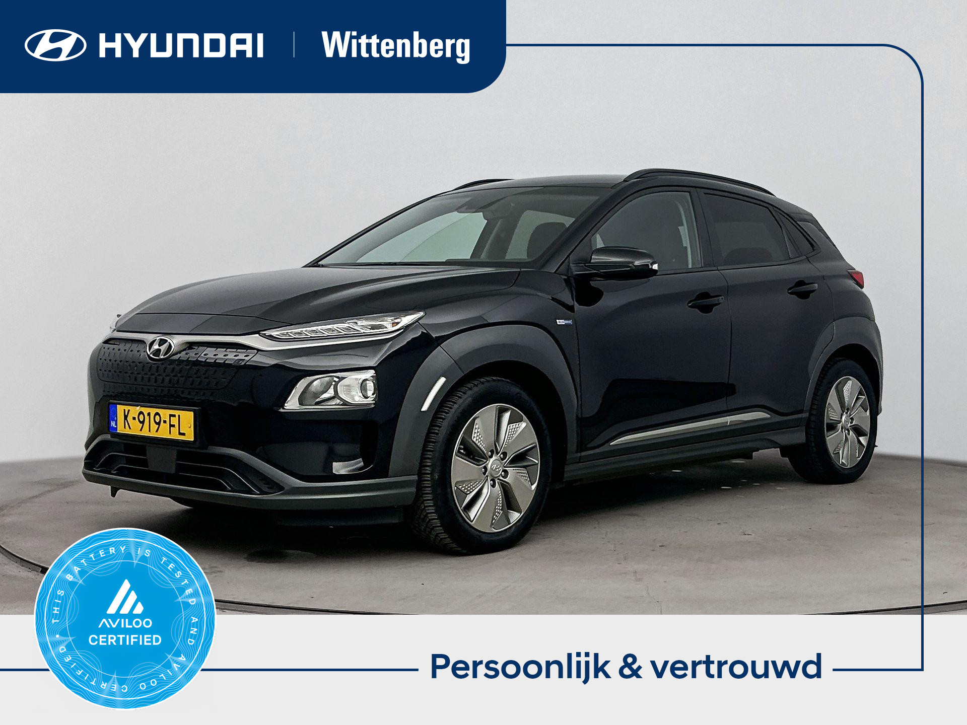 Hyundai Kona EV FASHION 64 kWh 2020 - voorkant