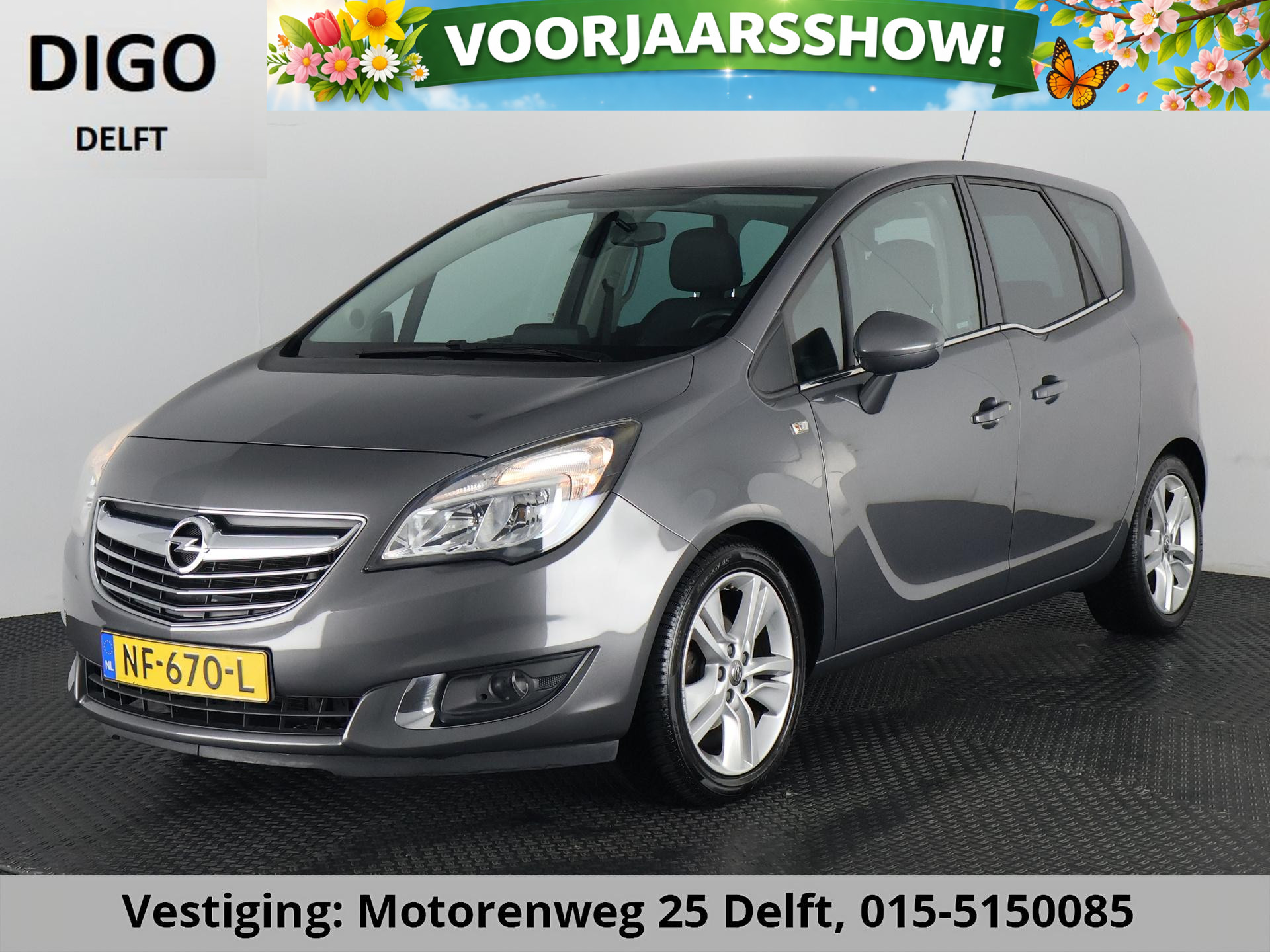 Opel Meriva 1.4 COSMO TURBO AUTOMAAT 2016 - voorkant