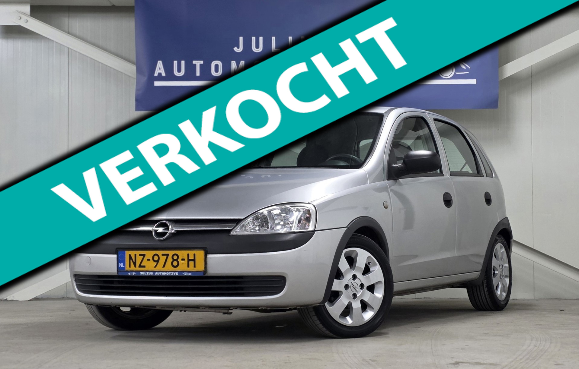 Opel Corsa 1.2-16V Essentia Airco Garantie 5DRS Nieuwe APK Mooi! 2004 - voorkant
