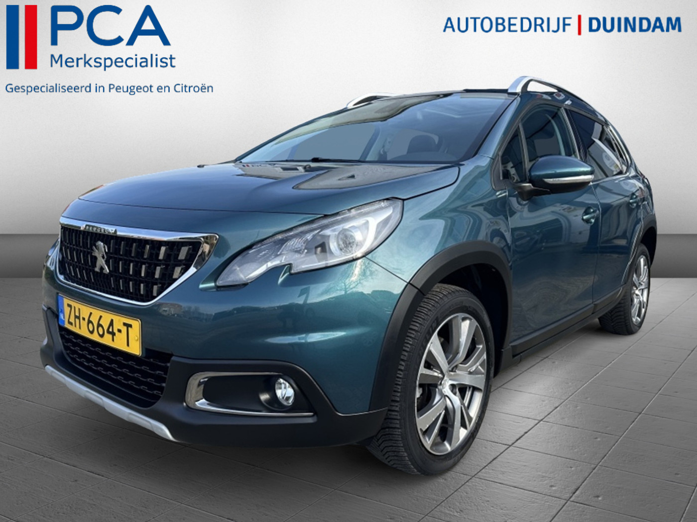 Peugeot 2008 1.2 Allure 130PK | 100% door ons onderhouden | 2019 - voorkant