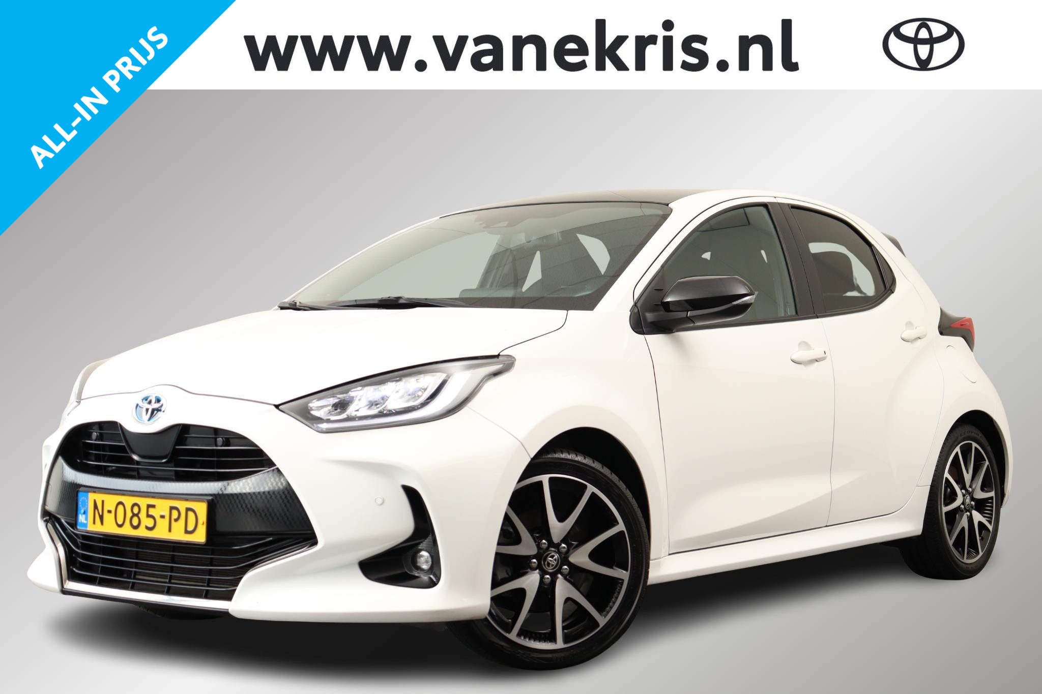 Toyota Toyota Yaris 1.5 Hybrid Executive, Panodak, JBL, HUD, 2021 - voorkant