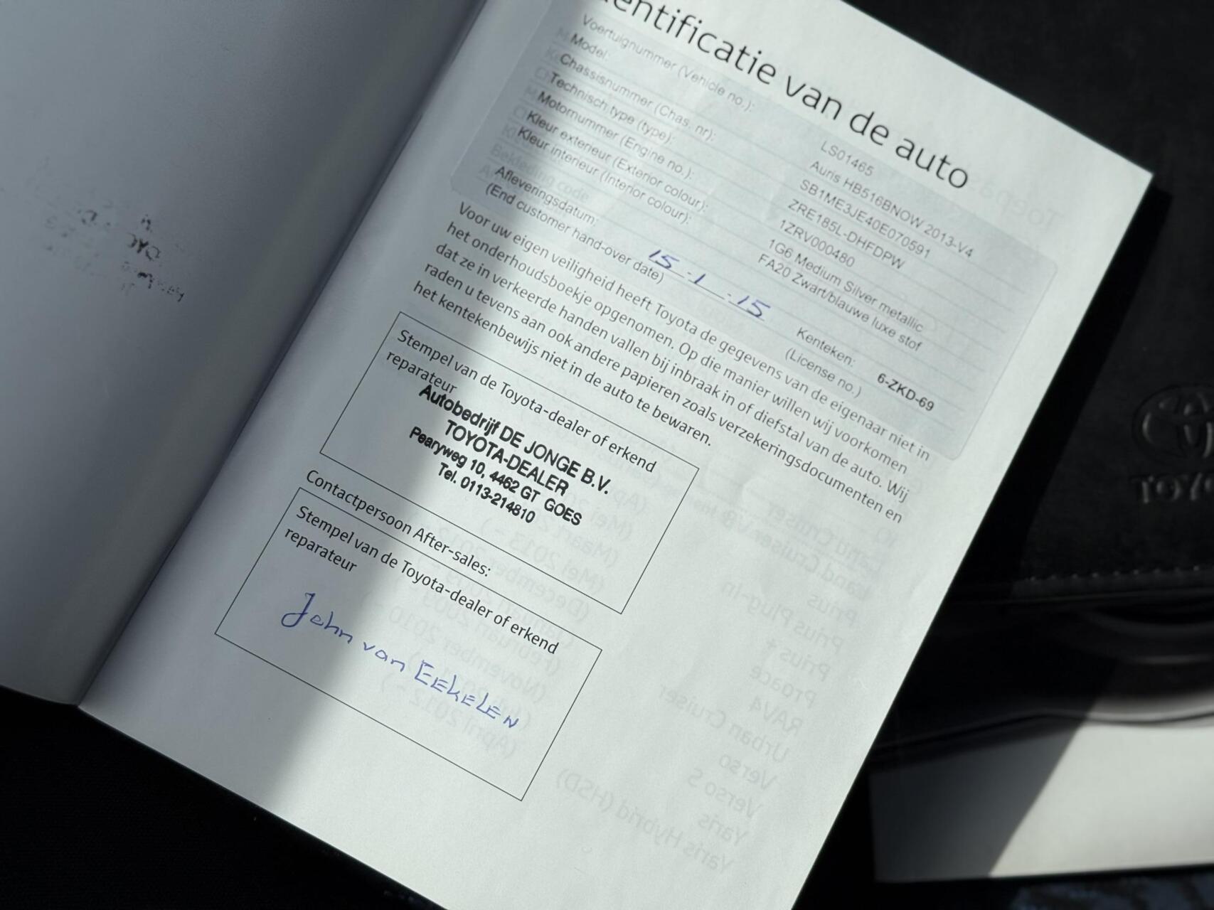 Foto van Toyota Toyota Auris