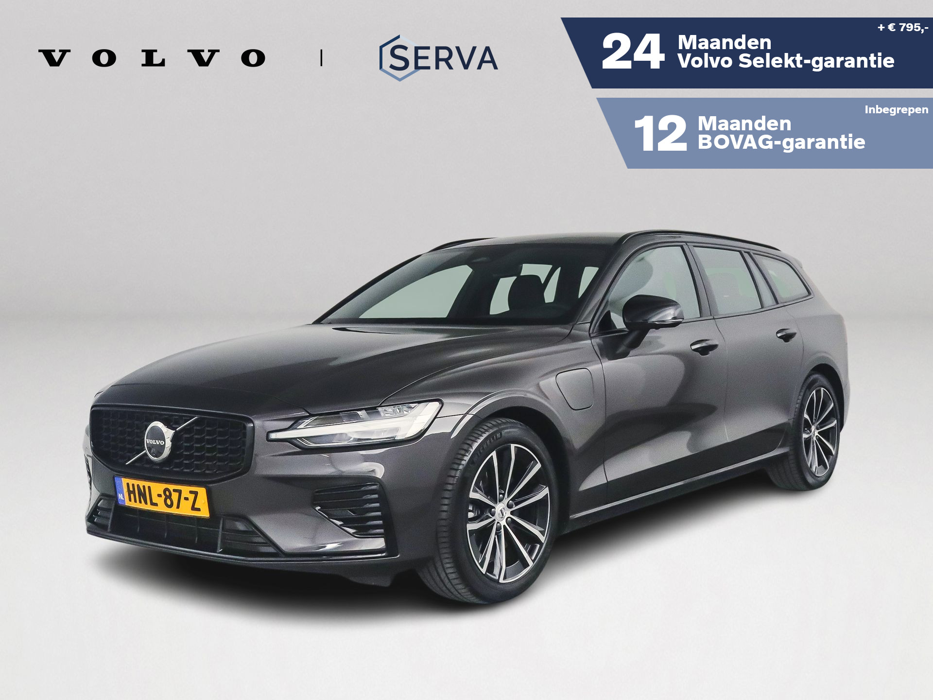 Volvo V60 T6 AWD Plug-in hybrid Plus Dark | 360° camera | Harman Kardon | Stoel- en Stuurverwarming | Trekhaak 2025 - voorkant