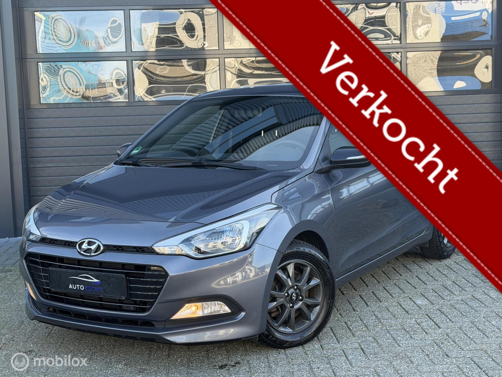 Hyundai I20 1.0 T-GDI I-Motion | Stoel & Stuurverw | BT | AC 2017 - voorkant