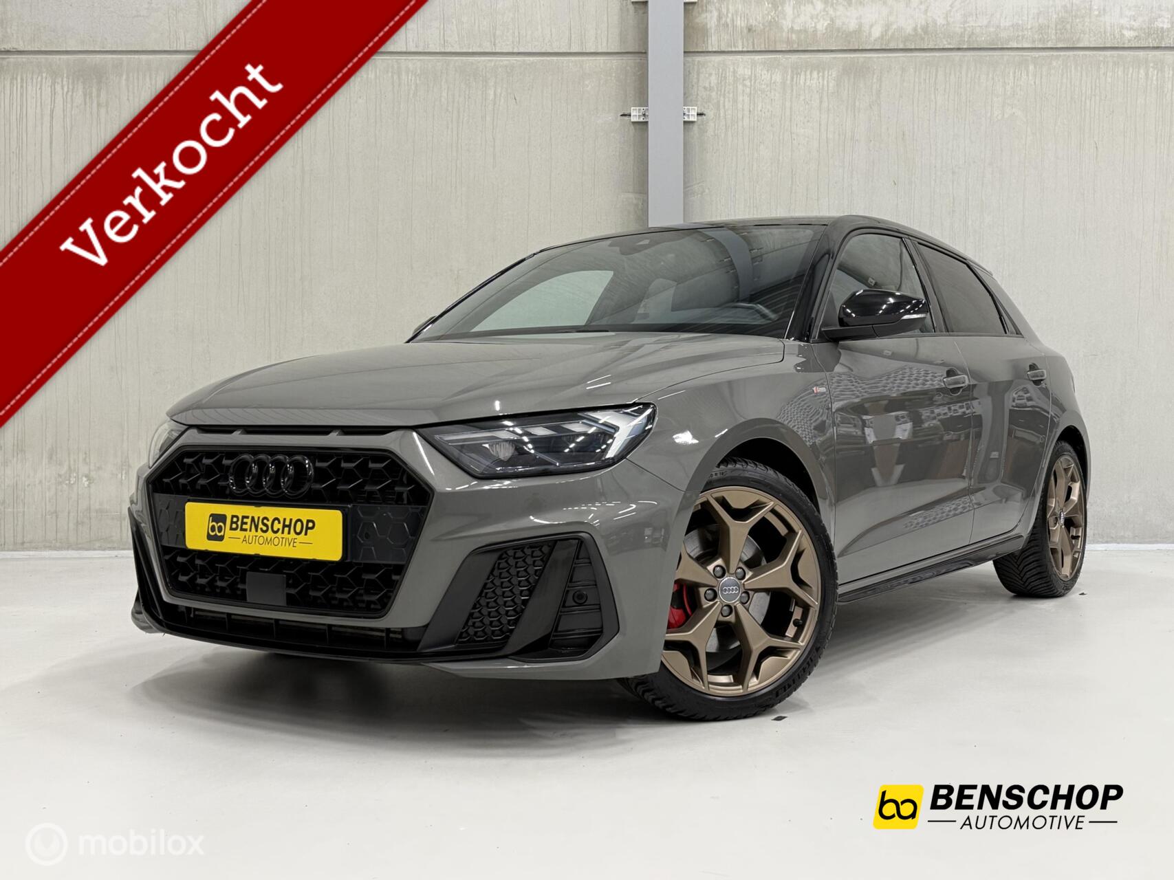 Audi A1 Sportback 40 TFSI S-line edition one 200pk Navi ACC LED 18 inch 2019 - voorkant