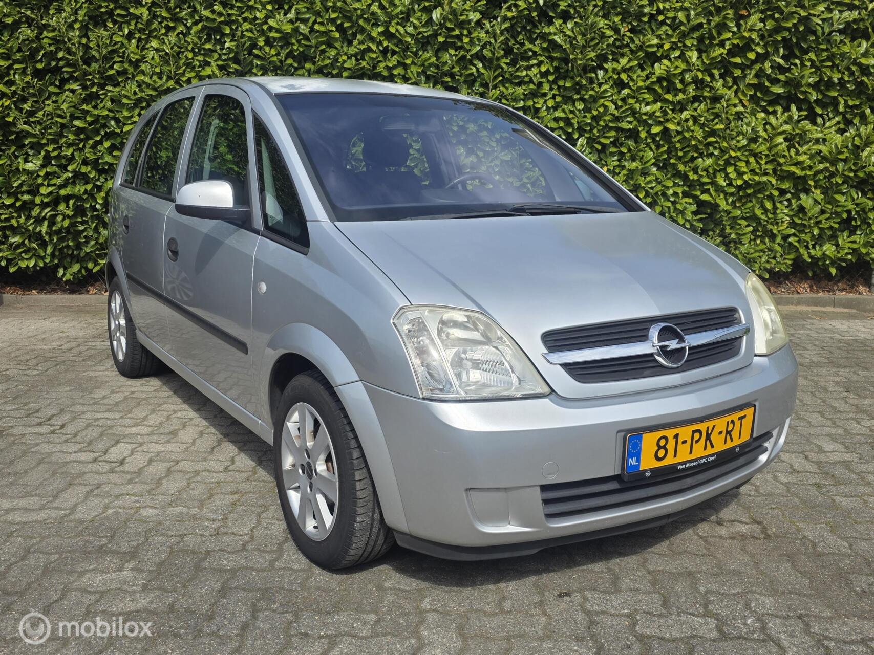 Opel Meriva-a 1.6-16V Maxx CLIMA|Trekhaak|Elektr. Ramen spiegels 2004 - voorkant