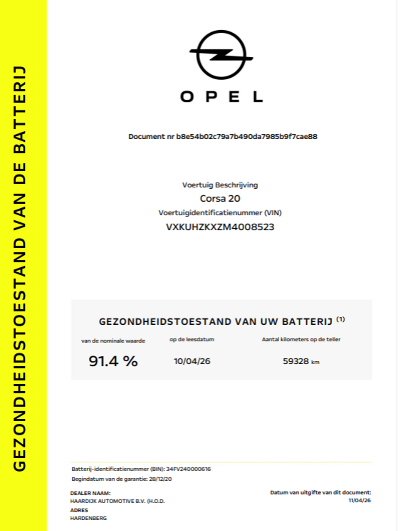 Foto van Opel Corsa