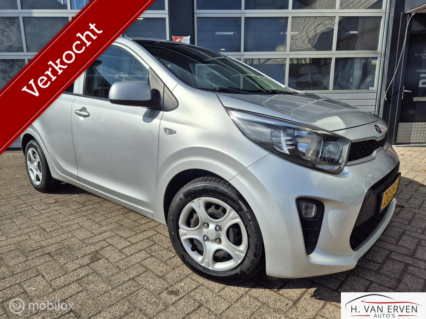 Kia Picanto 1.0 CVVT EconomyPlusLine AIRCO NAP CARPLAY 2019 - voorkant