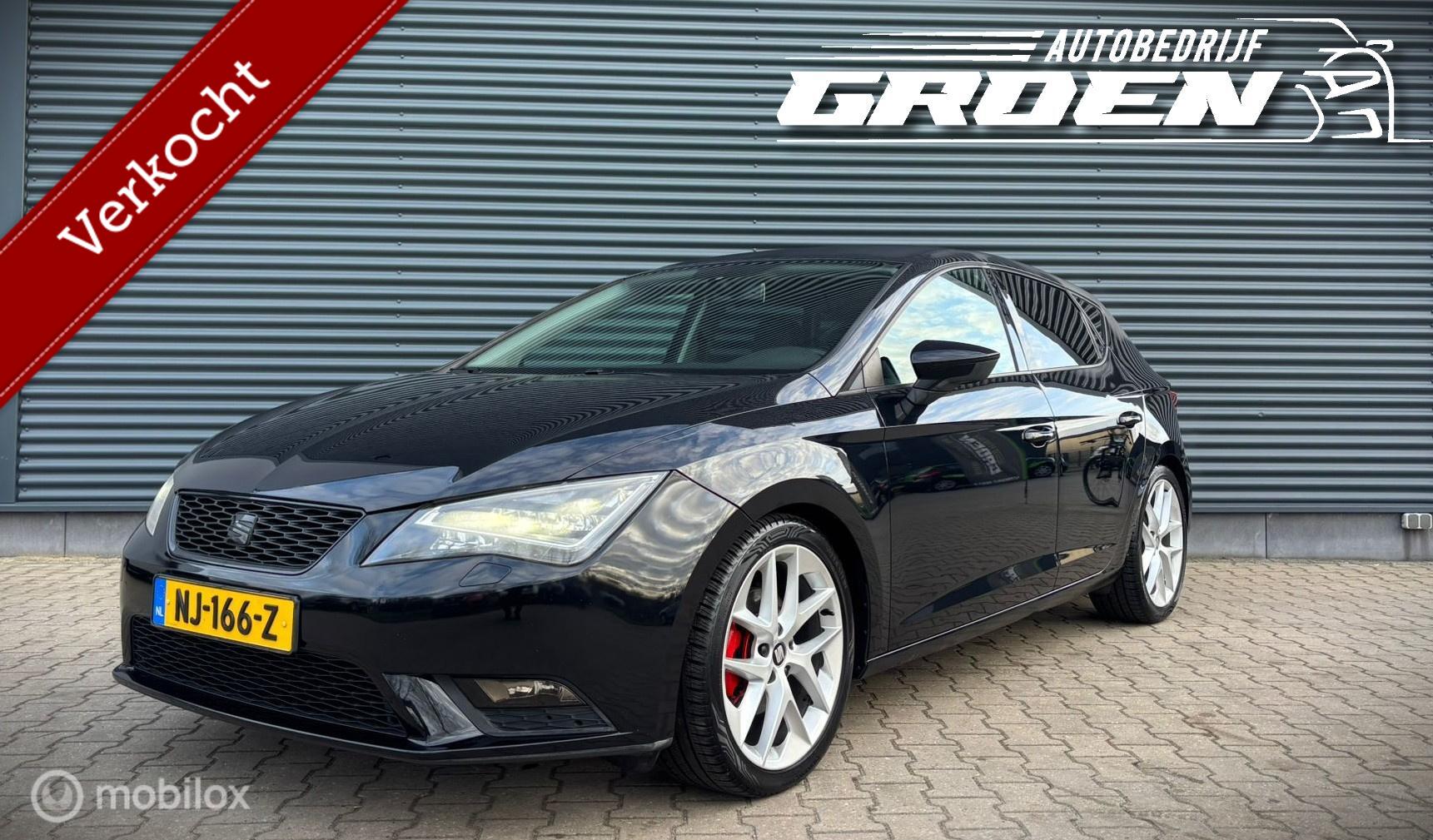 Seat Leon 1.4 TSI FR LED|PDC|STOELVERW|CARPLAY 2013 - voorkant