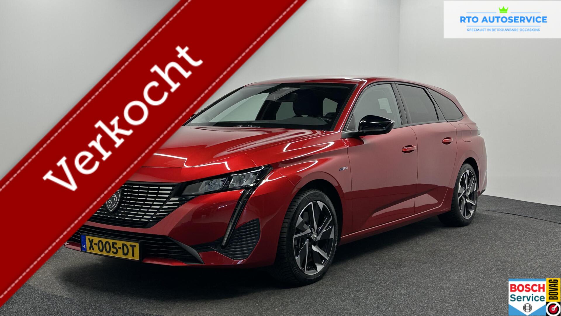 Peugeot 308 1.6 HYbrid 180 Allure Pack Business TREKHAAK CAMERA NAVI CARPLAY LM ECC. 2023 - voorkant