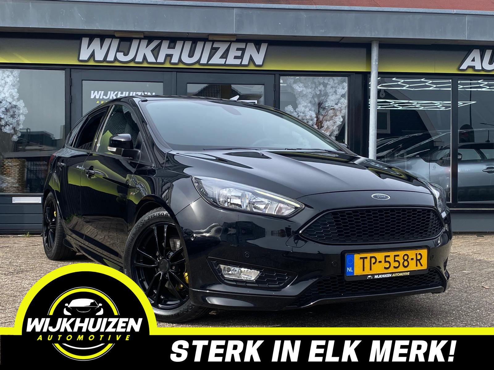 Ford Focus 1.0 ST-Line met Led !!! Navigatie !!! 17 Inch !!! Luxe uitvoering !!! 2018 - voorkant