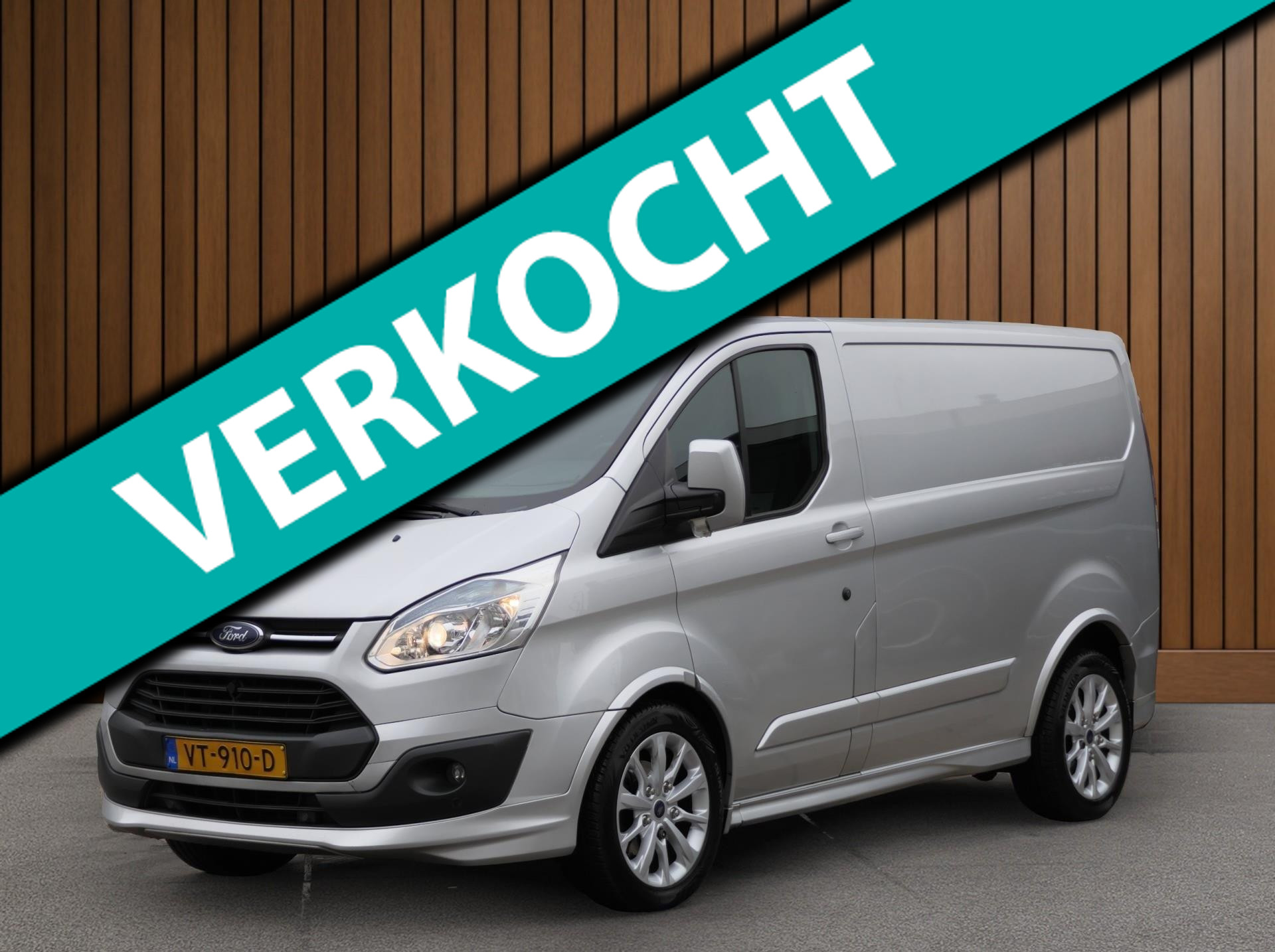 Ford Transit Custom 290 2.2 TDCI L1H1 Sport 155PK |Trekhaak | Half leer/stof | Stoelverwarming | Bluetooth 2016 - voorkant