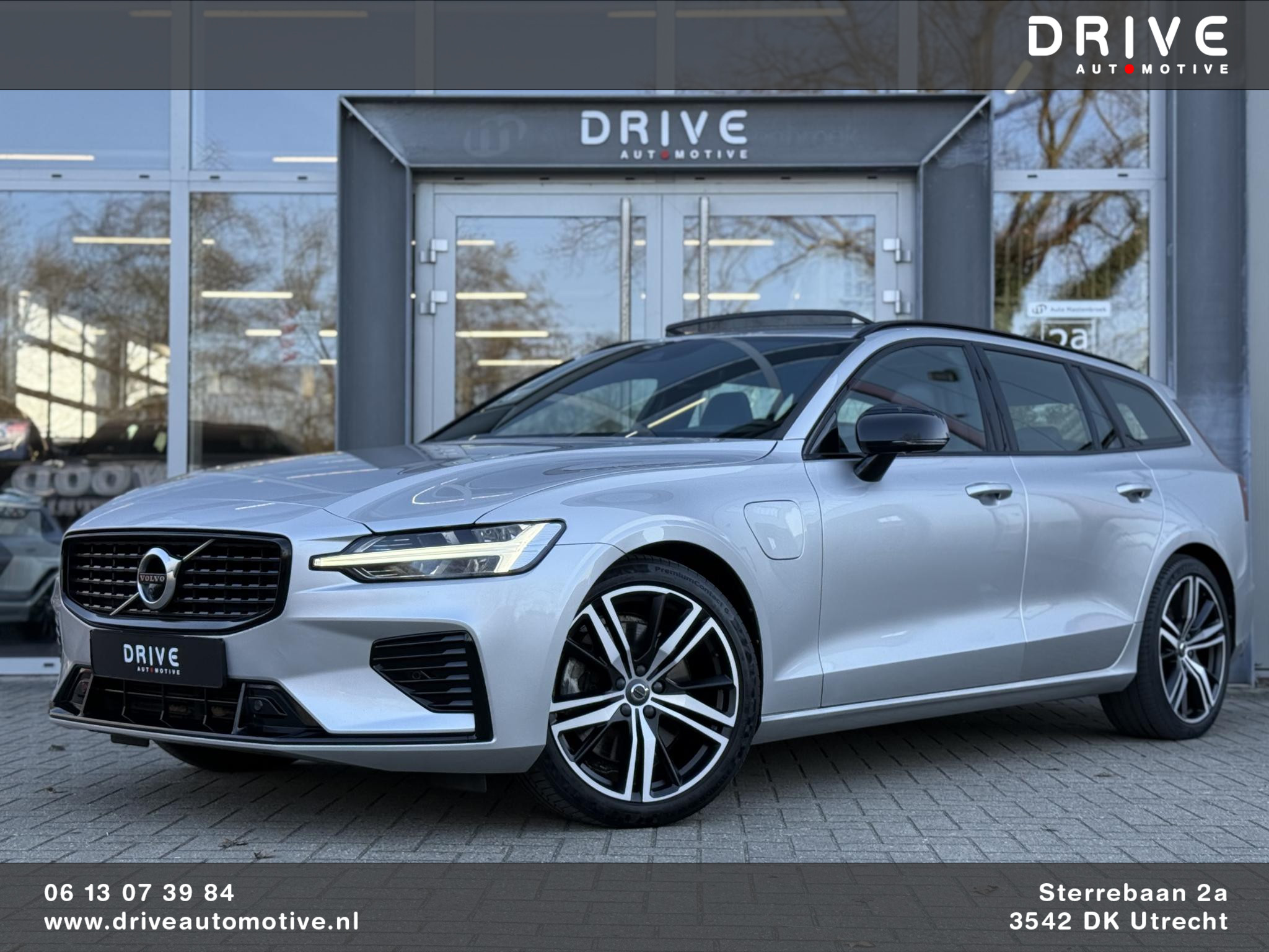 Volvo V60 2.0 T8 Recharge 390PK AWD R-Design Polestar 2020 - voorkant