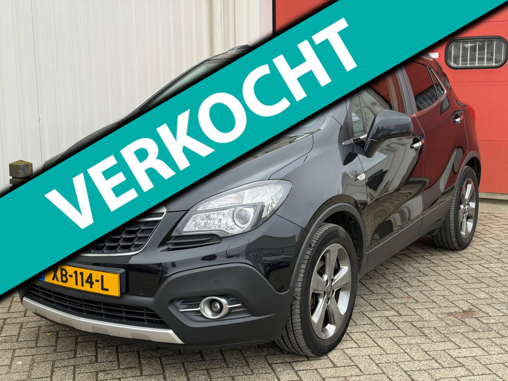 Opel Mokka 1.4 T Cosmo 4x4 Zwart Airco 2013 - voorkant