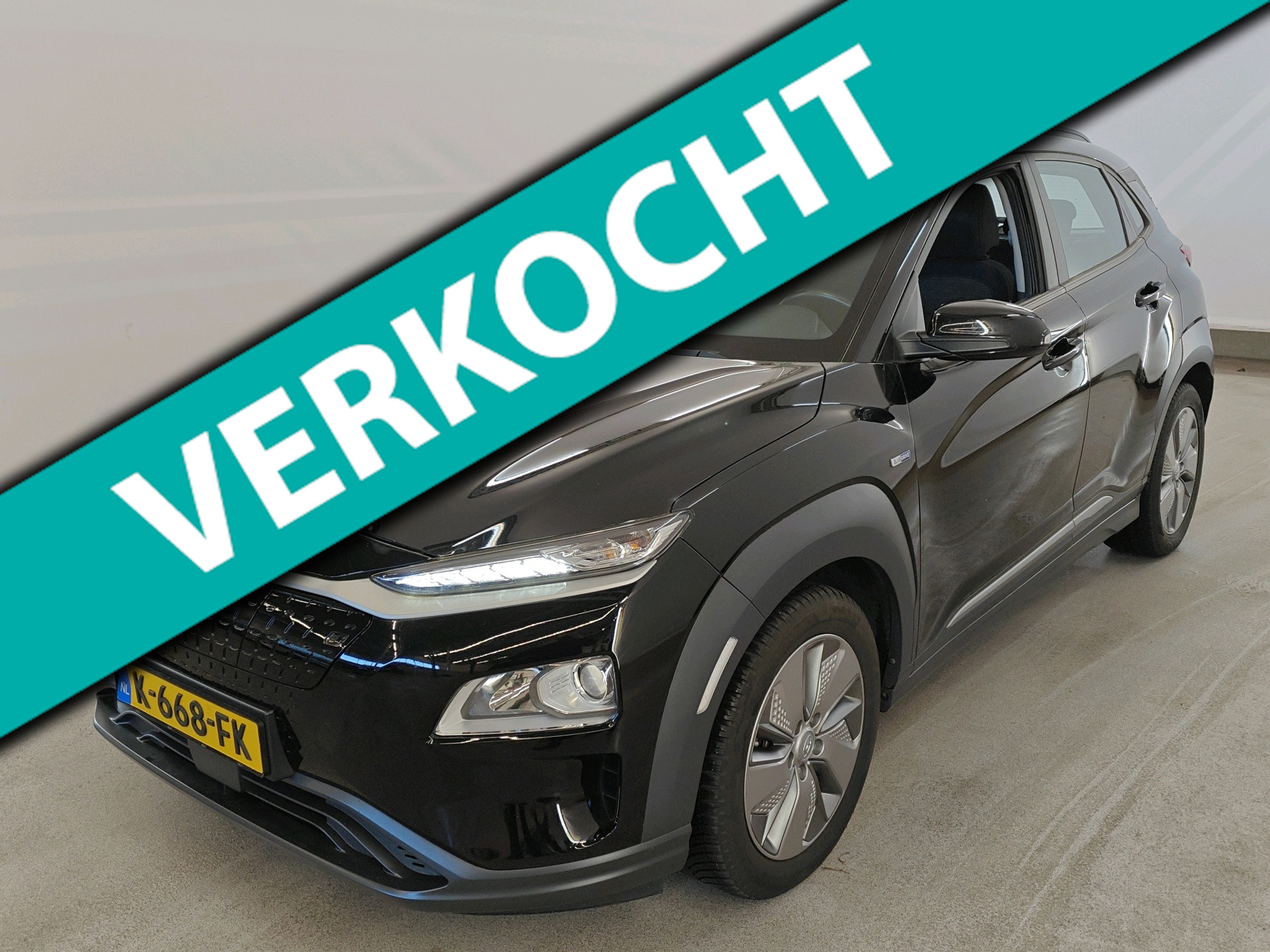 Hyundai Kona 64 kWh EV 204pk Comfort Smart | SOH 100% | Krell Premium-audiosysteem | Navi | CarPlay | Warmtepomp | PDC | Camera 2020 - voorkant