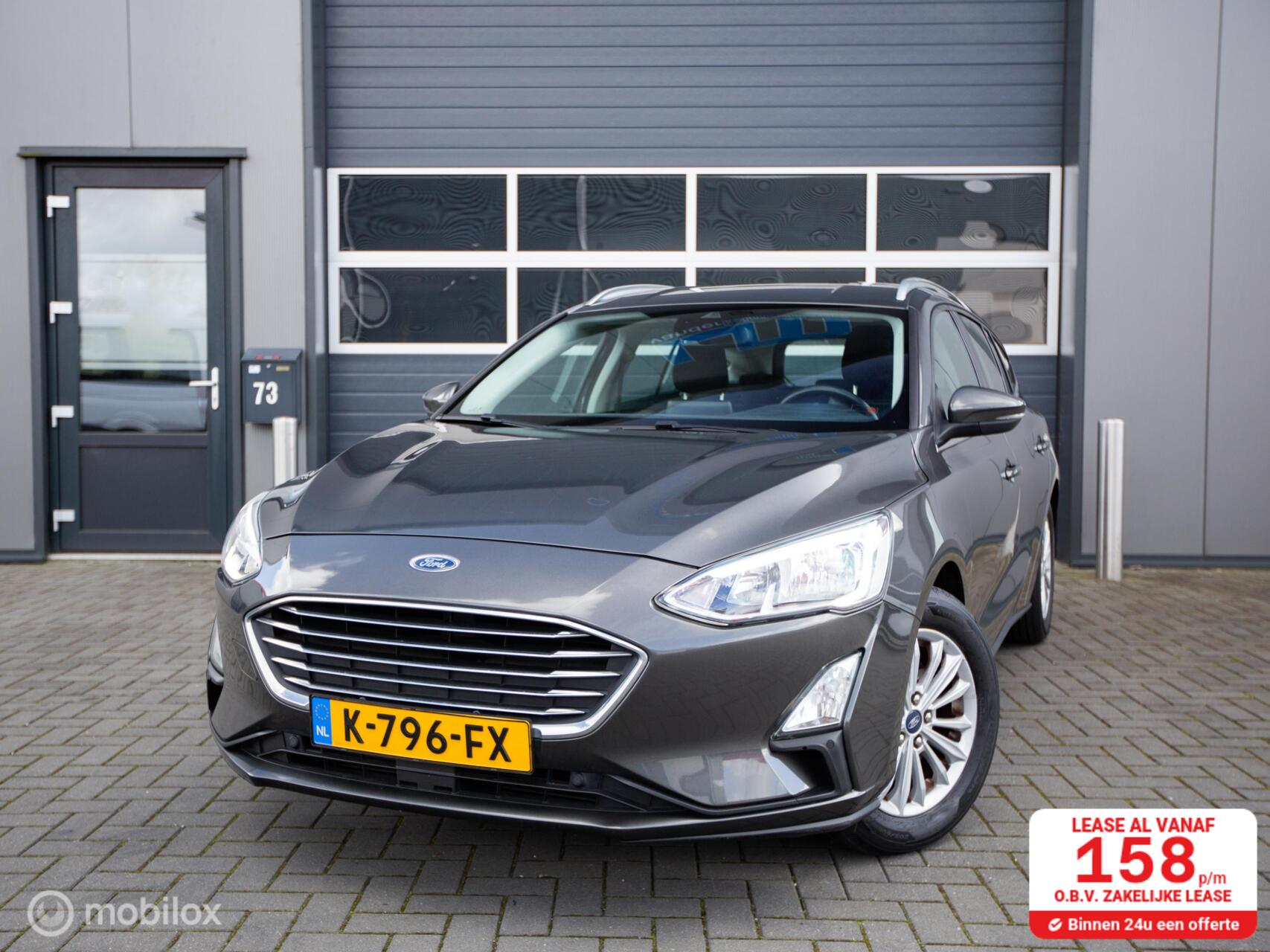 Ford Focus 1.0 EcoBoost Trekhaak/Clima/Navi 2019 - voorkant