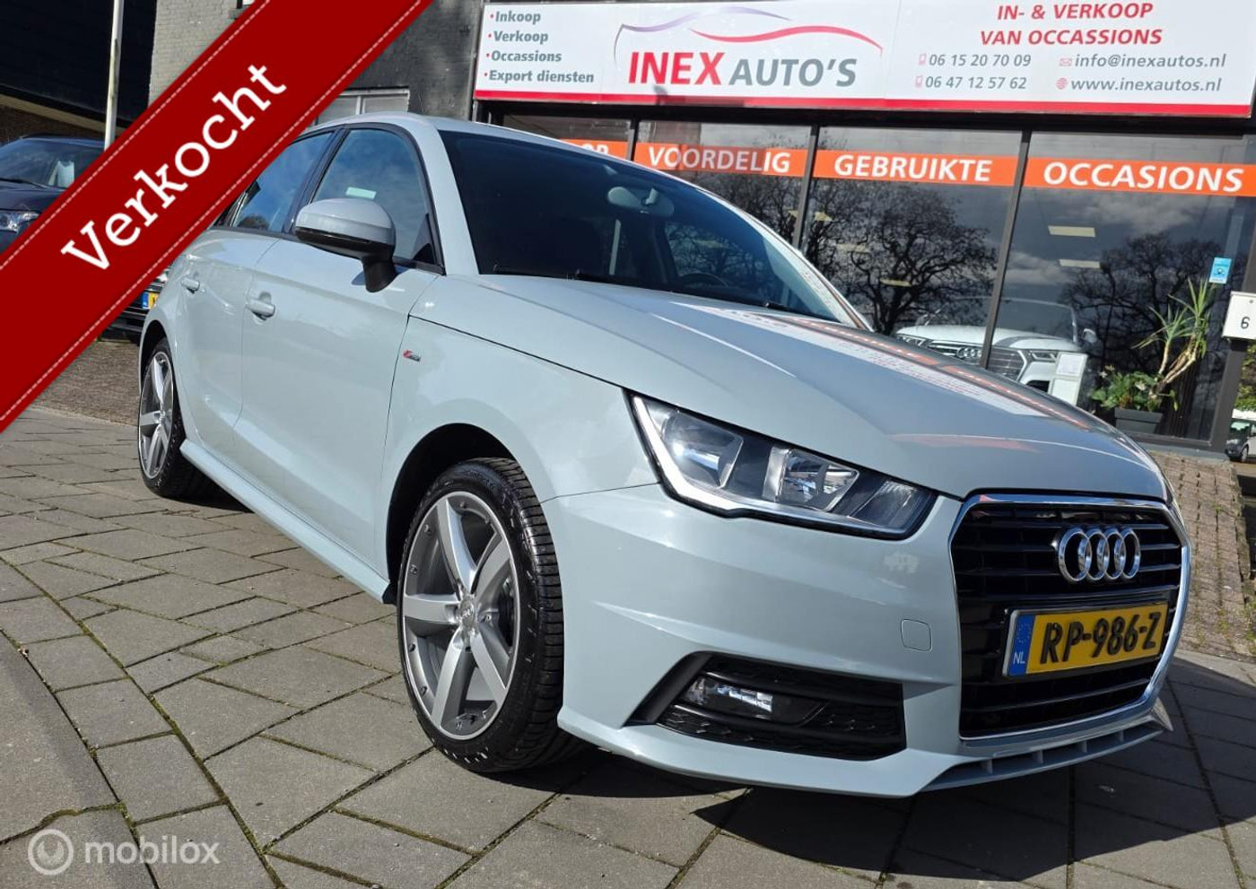 Audi A1 Sportback 1.0 TFSI Sport Pro S-Line 5-deurs Incl.APK+Afleveringsbeurt 2018 - voorkant