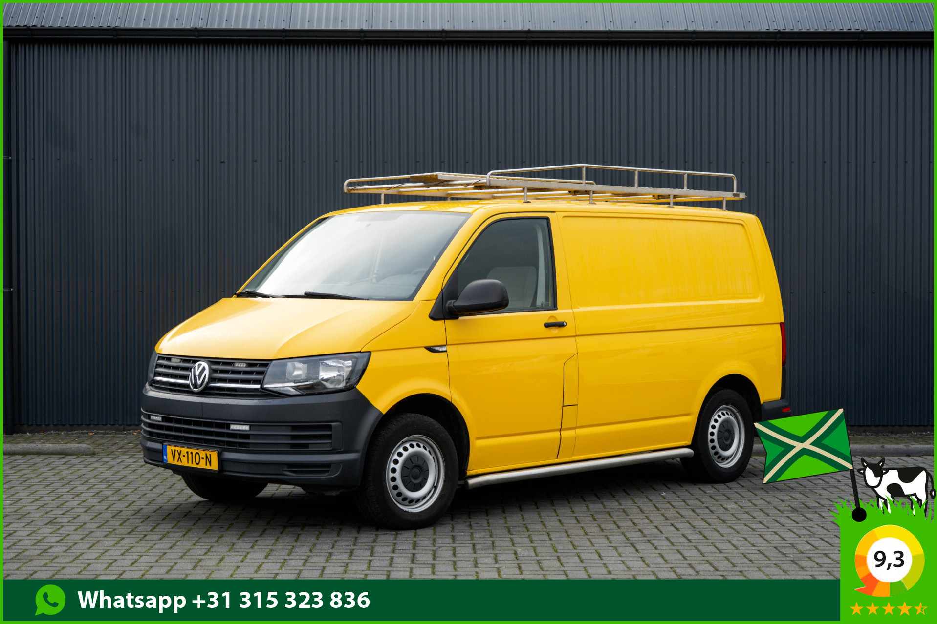 Volkswagen Transporter 2.0 TDI L1H1 Comfortline | Trekhaak | Imperiaal | Ladder 2016 - voorkant