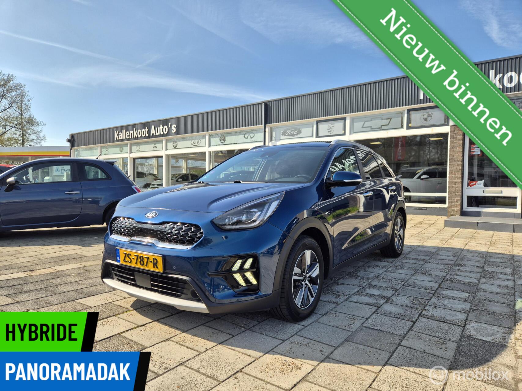 Kia Niro 1.6 GDi Hybrid DynamicPlusLine, Pano, Trekhaak 2019 - voorkant