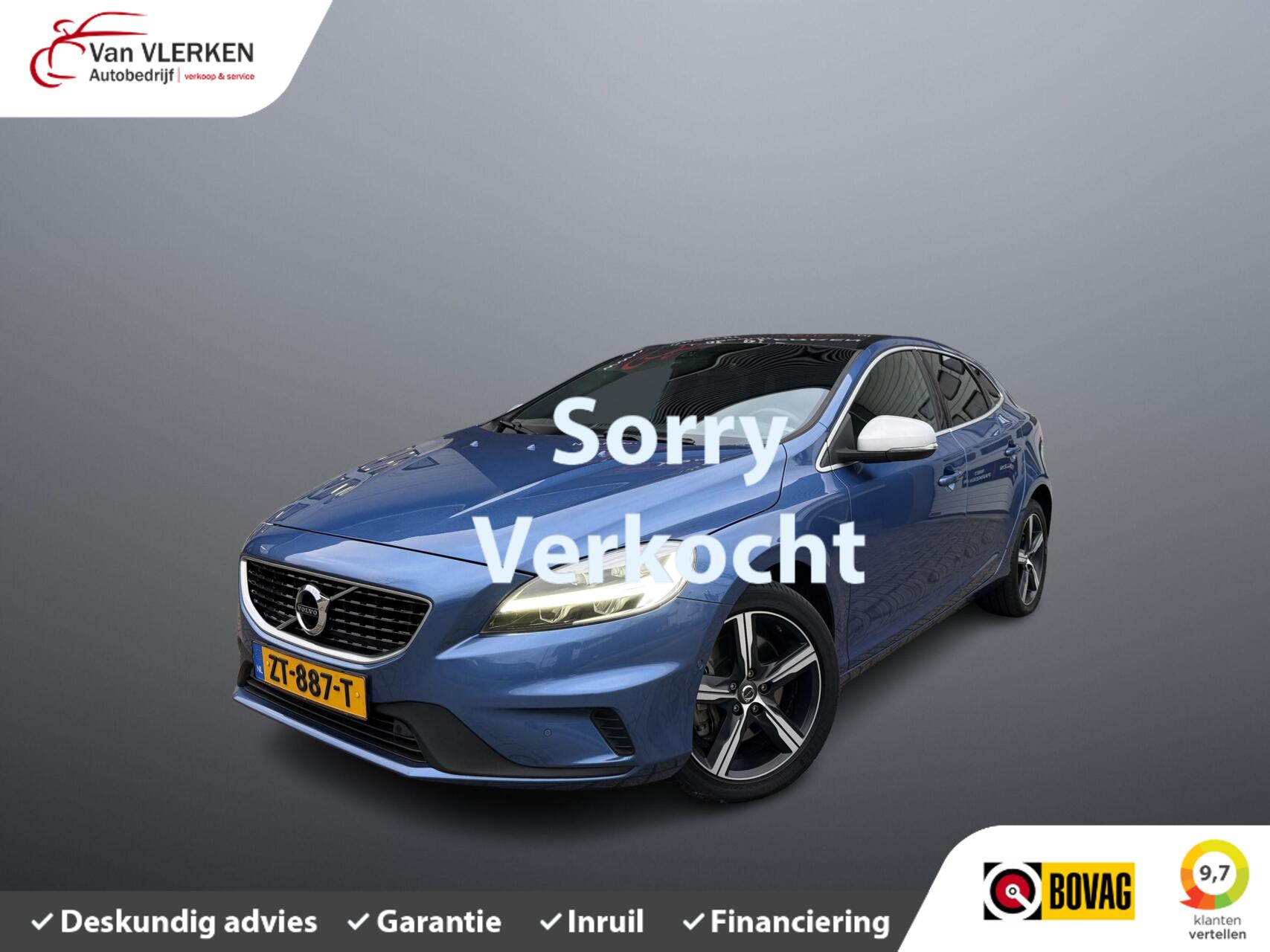 Volvo V40 1.5 T3 Polar+ Sport PANORAMADAK 2019 - voorkant