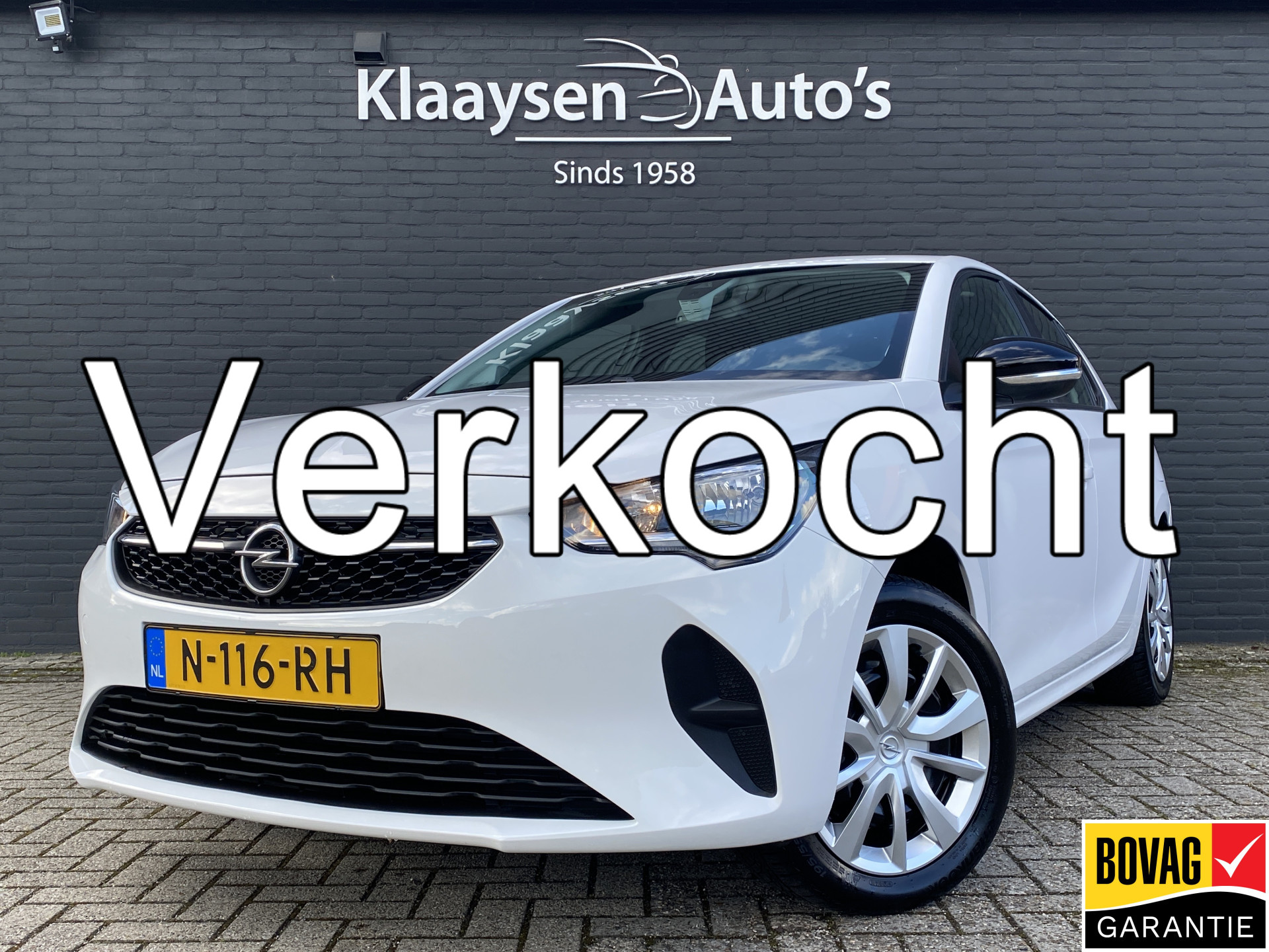 Opel Corsa Edition 50 kWh | 1e eigenaar | dealer onderhouden | apple carplay | 2 laadkabels | climate control | BTW auto 2021 - voorkant