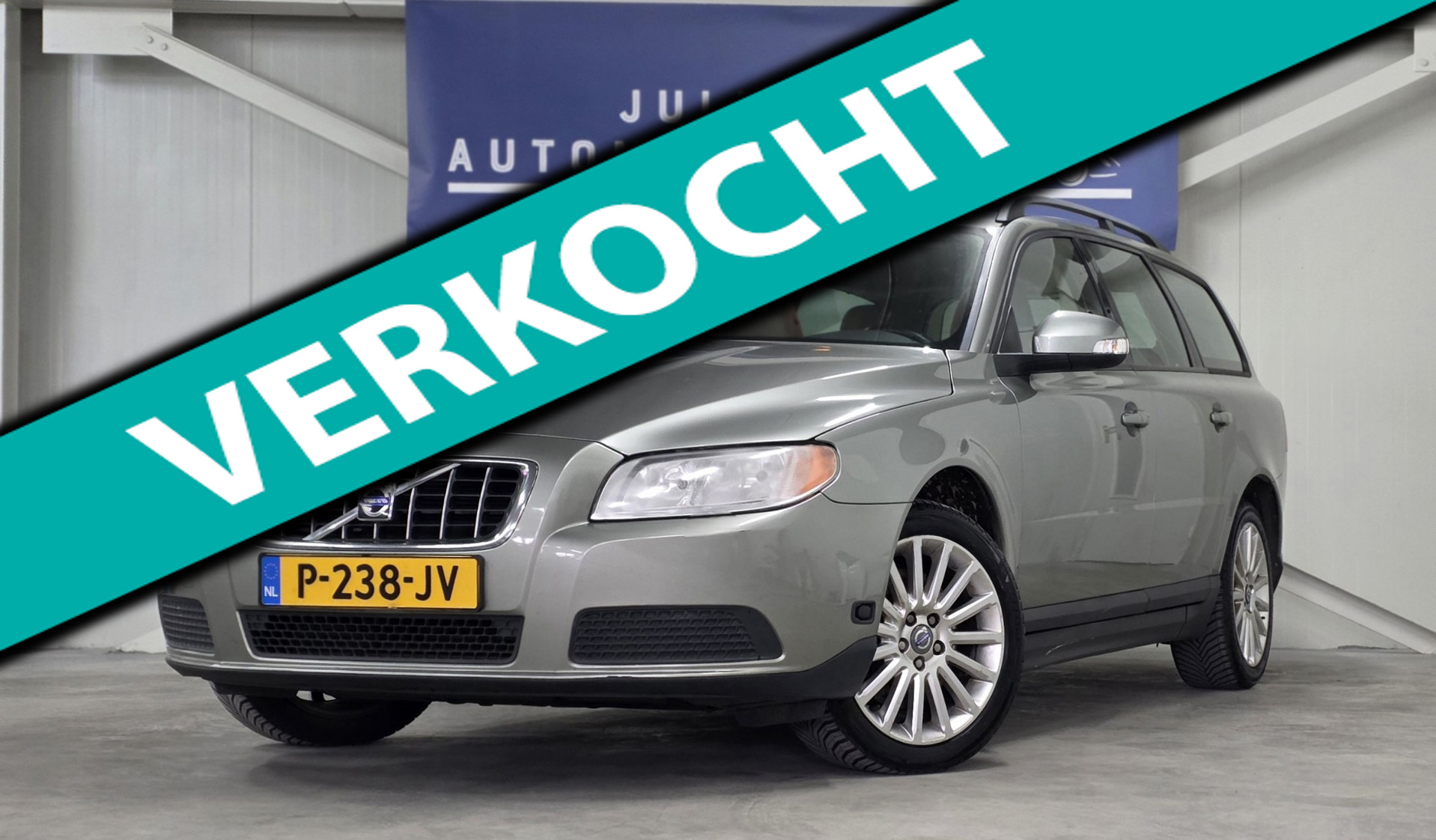 Volvo V70 2.5T Volledig Onderhoud Trekhaak 5-Cilinder Nieuwe APK! 2007 - voorkant