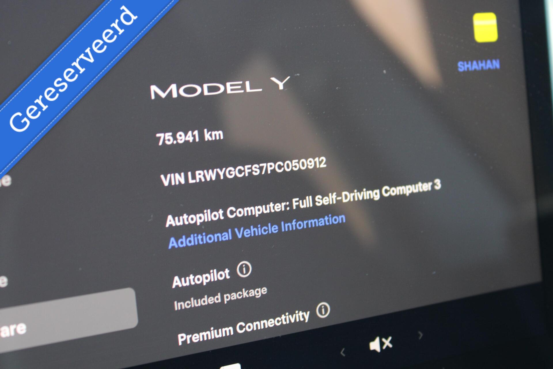 Foto van Tesla Model Y