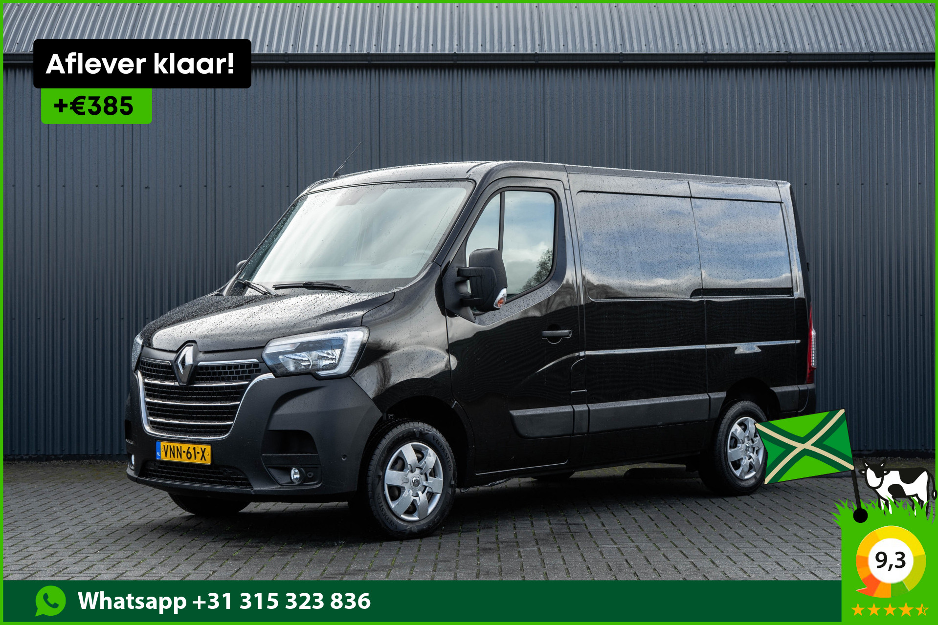Renault Master L1H1 | 135PK | 1ste Eigenaar | Work Edition | Navi | Led | Cruise | Trekhaak 2021 - voorkant