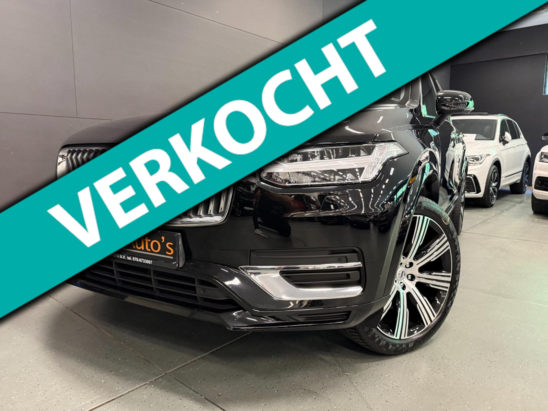 Volvo Xc90 2.0 T8 Recharge AWD Inscription Expression SOH-TEST 21'' LONG RANGE PANO/LEDER/DAB/LED/H-KARDON/7ZITS/// 2022 - voorkant