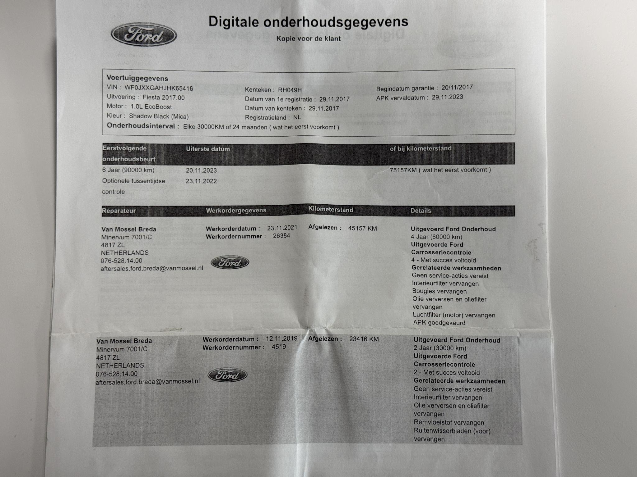 Foto van Ford Fiesta