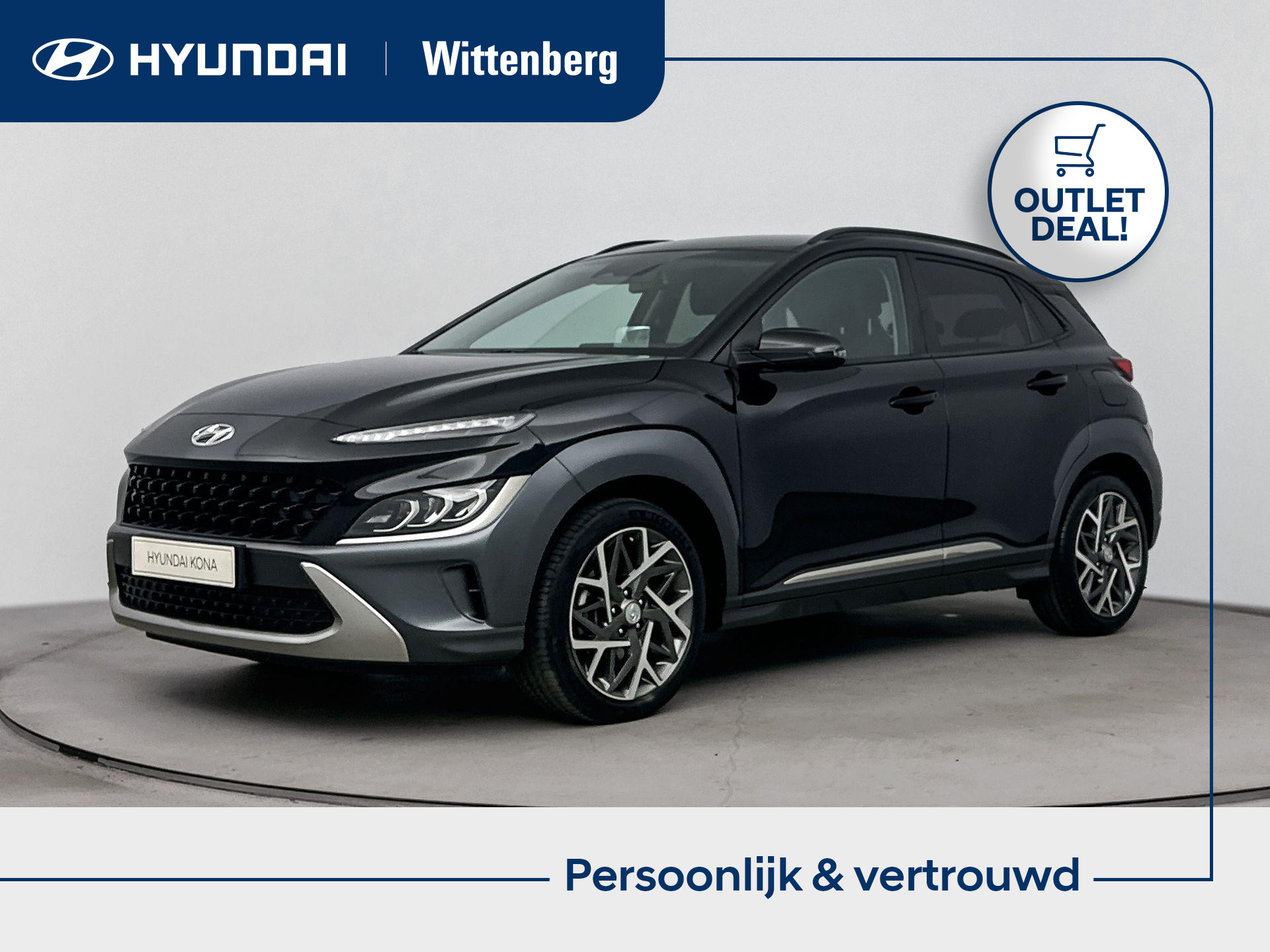 Hyundai Kona 1.6 GDI HEV Fashion 2023 - voorkant